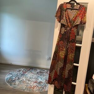 Boutique brand. Stretchy colorful maxi dress.